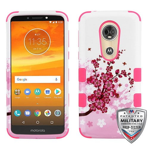 MyBat Mybat TUFF Hybrid Case Spring Flowers/Electric Pink Cell Phone Case 